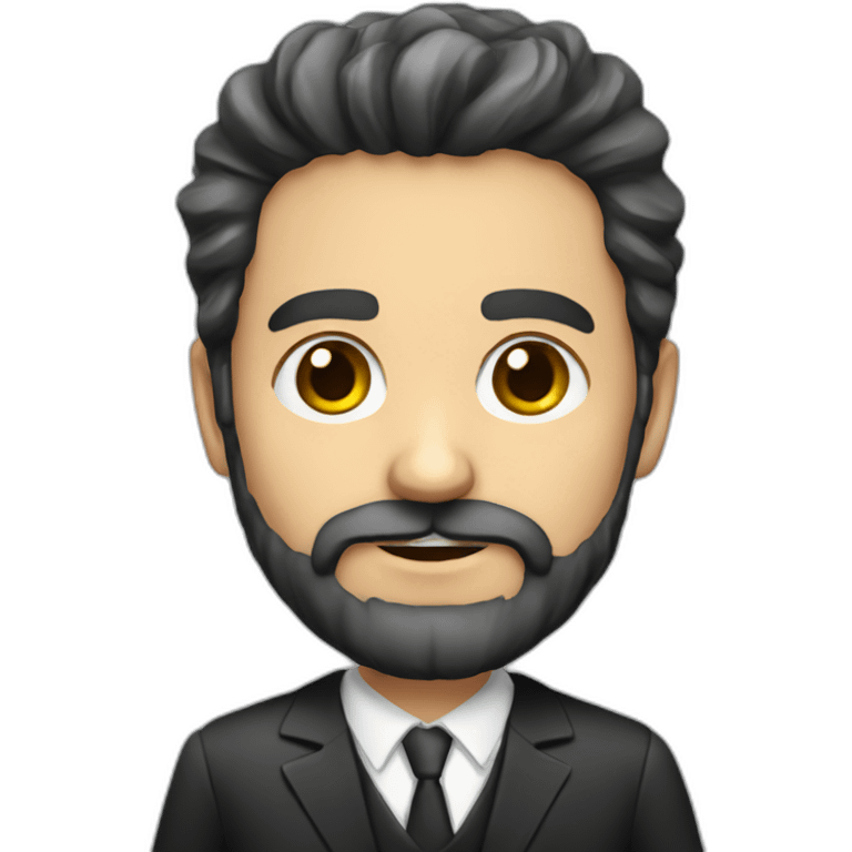 Lawyer Argentinian beard emoji