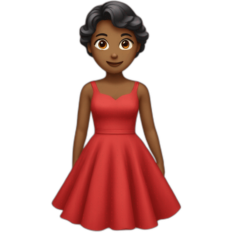 Red dress emoji