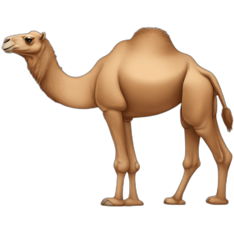 Two-humoed camel emoji