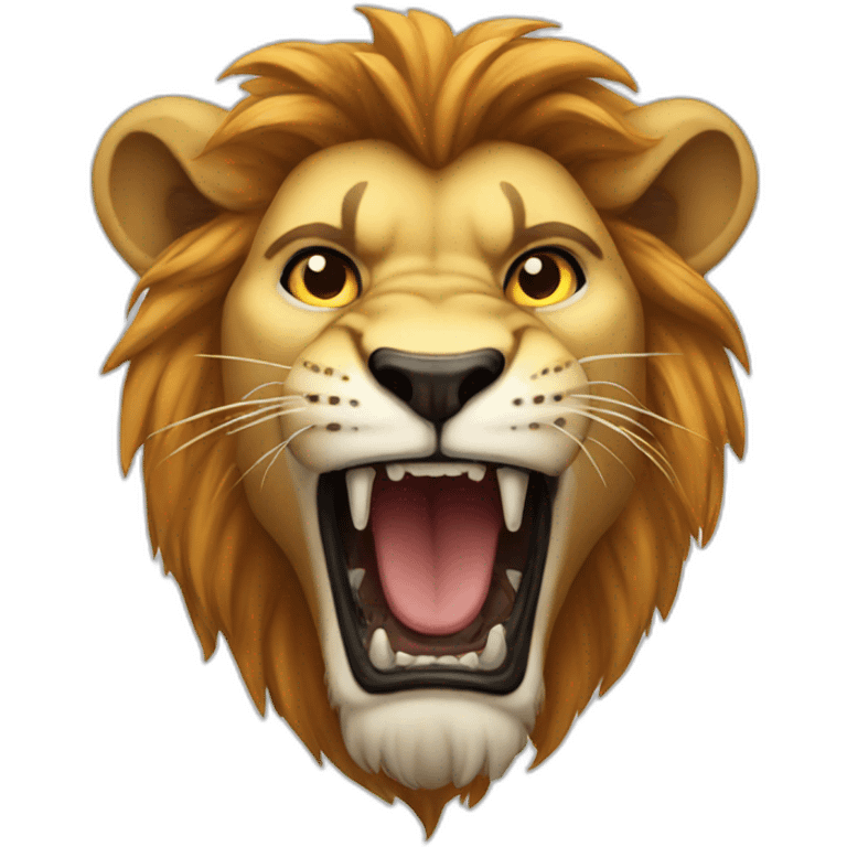 Lion fierce emoji