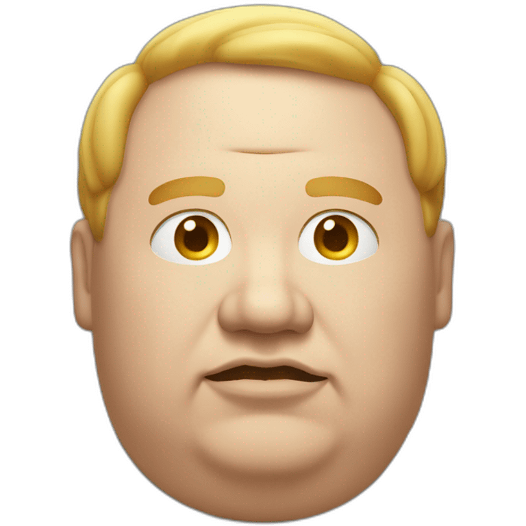 morbidly obese man emoji