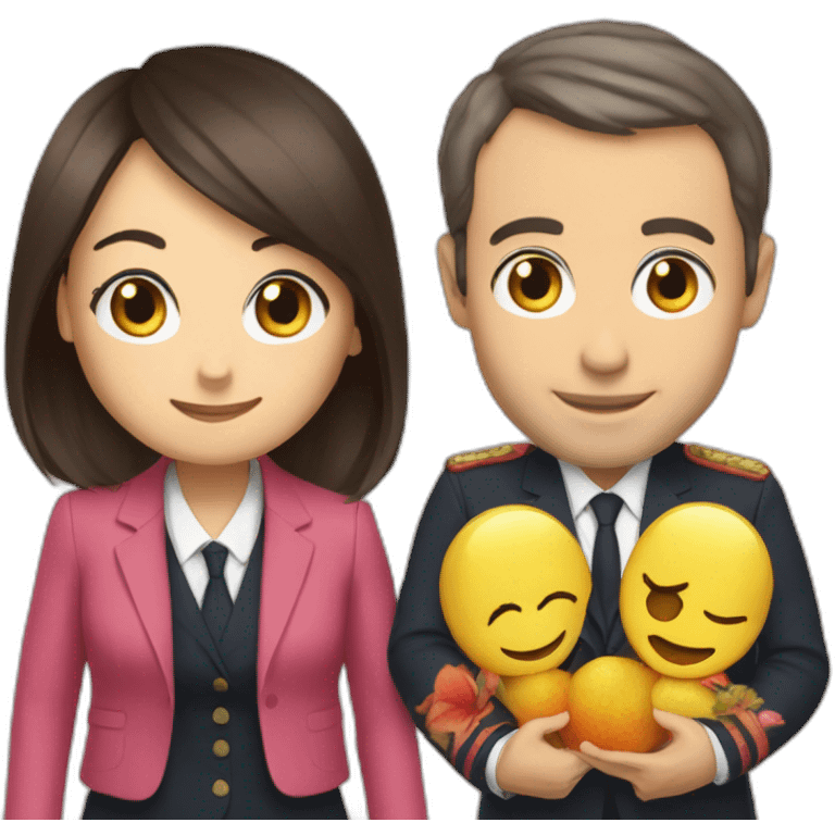 Aya Nakamura et macron emoji