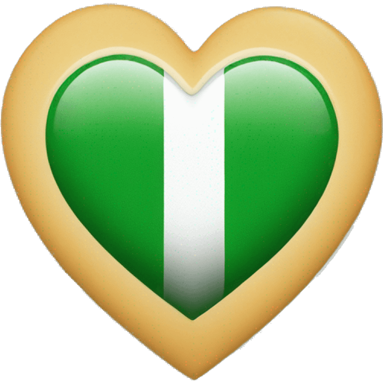 Irish flag heart emoji