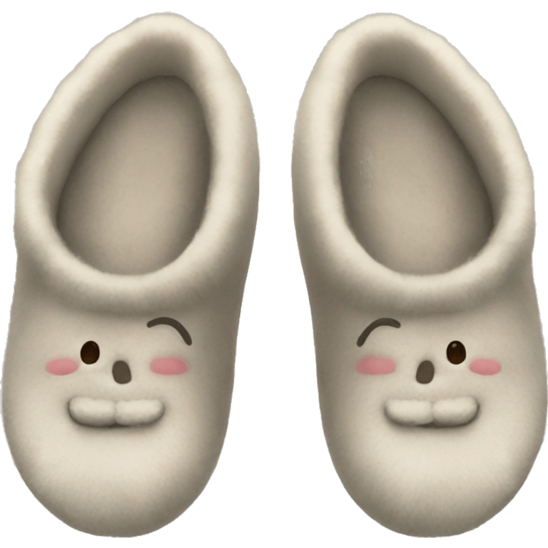 Cozy slippers emoji