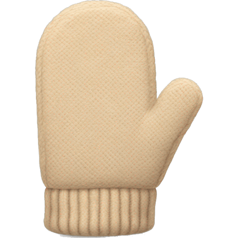 Beige mittens emoji