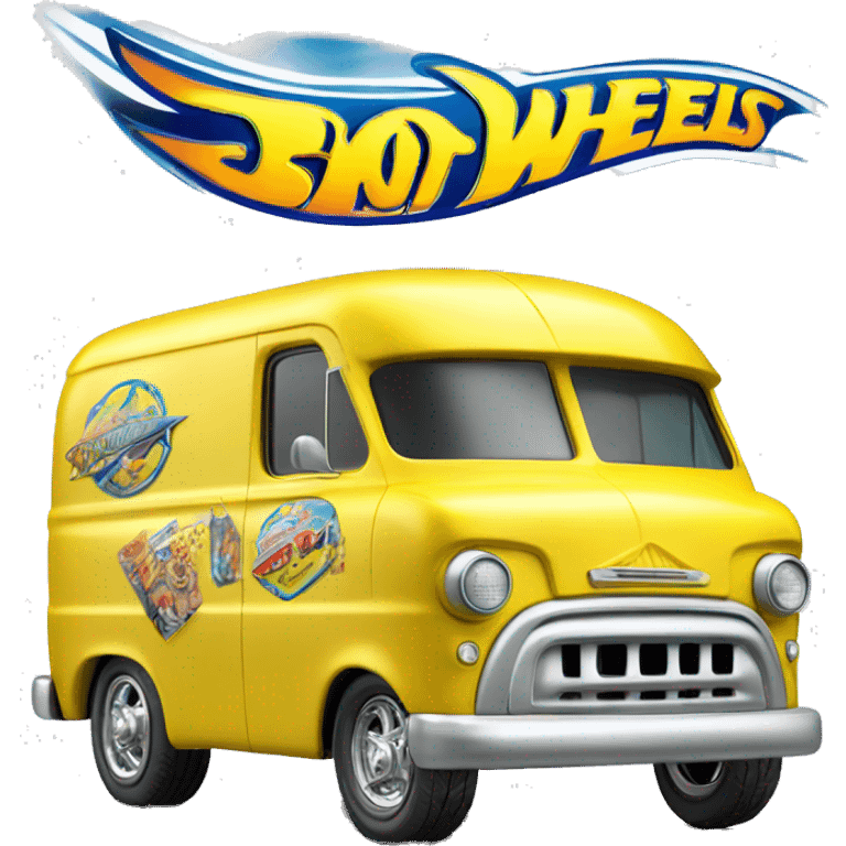 Hot wheels Premium SpongeBob 1950 Chevy step van  emoji