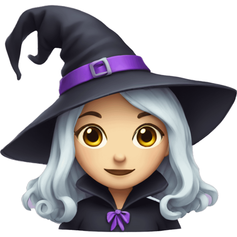 cute witch emoji