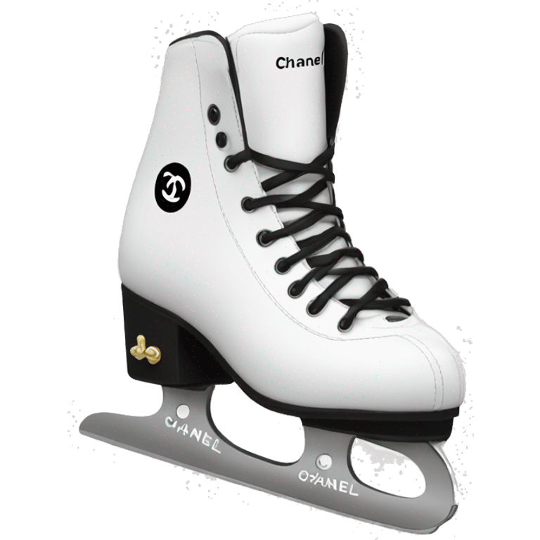 Chanel logo Figure skates emoji