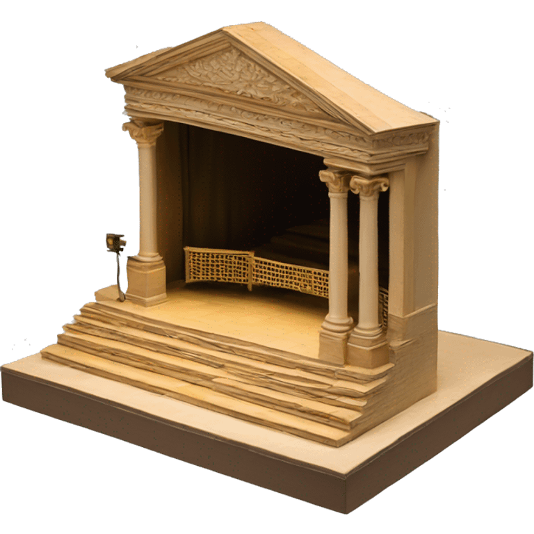 stage maquette scenography model emoji