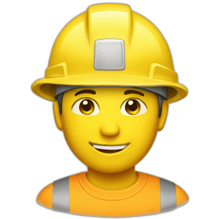 yellow hardhat emoji