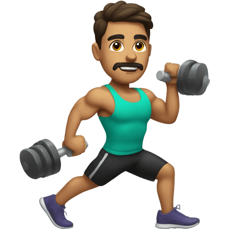 Mexican working out  emoji