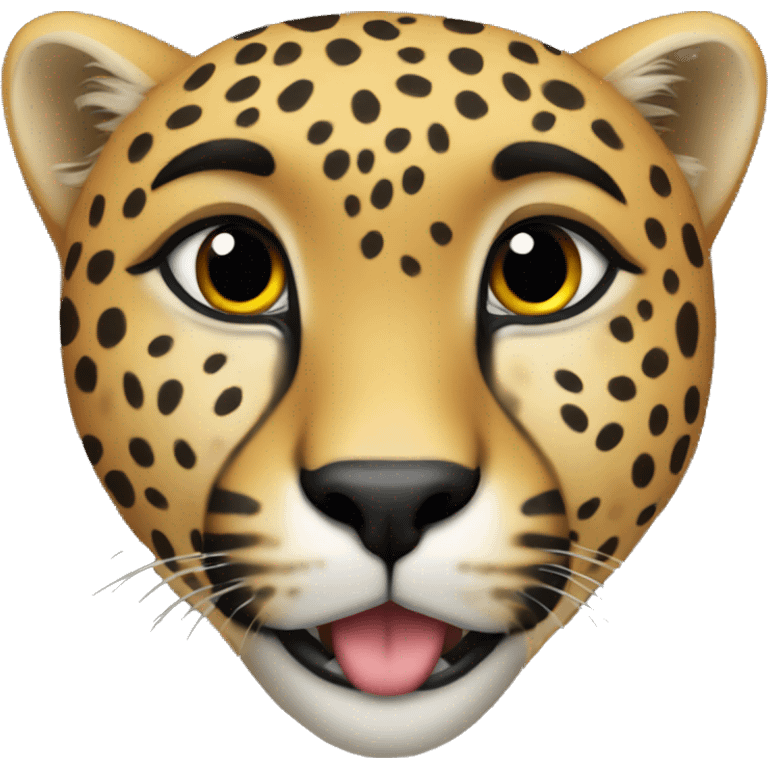 cheetah heart emoji