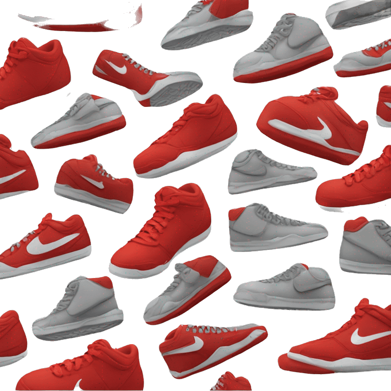 Boîte de chaussures rouge Nike  emoji