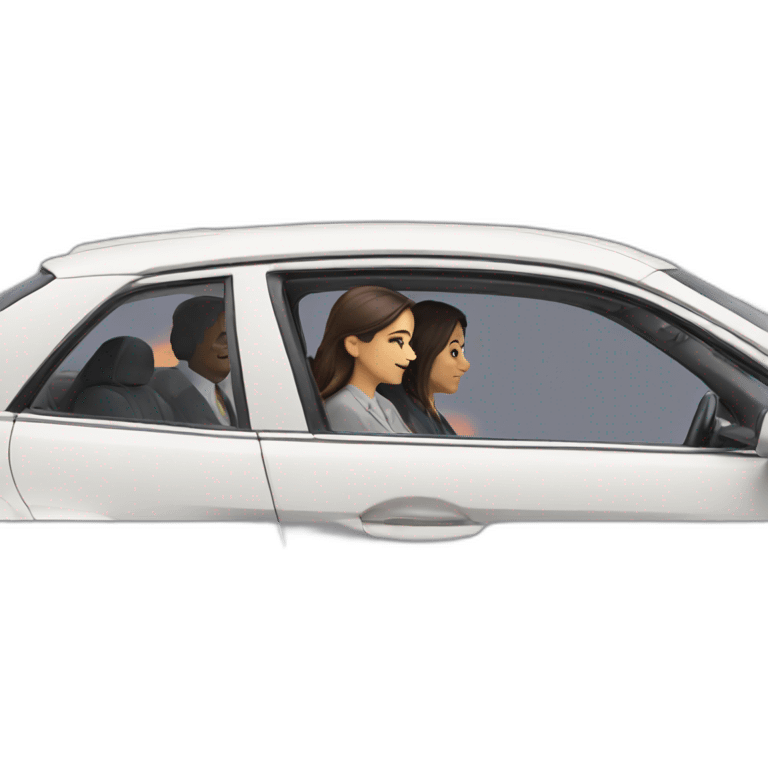 Modi and samantha driving emoji