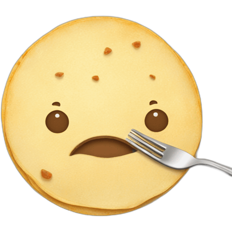 tortilla-with-fork emoji