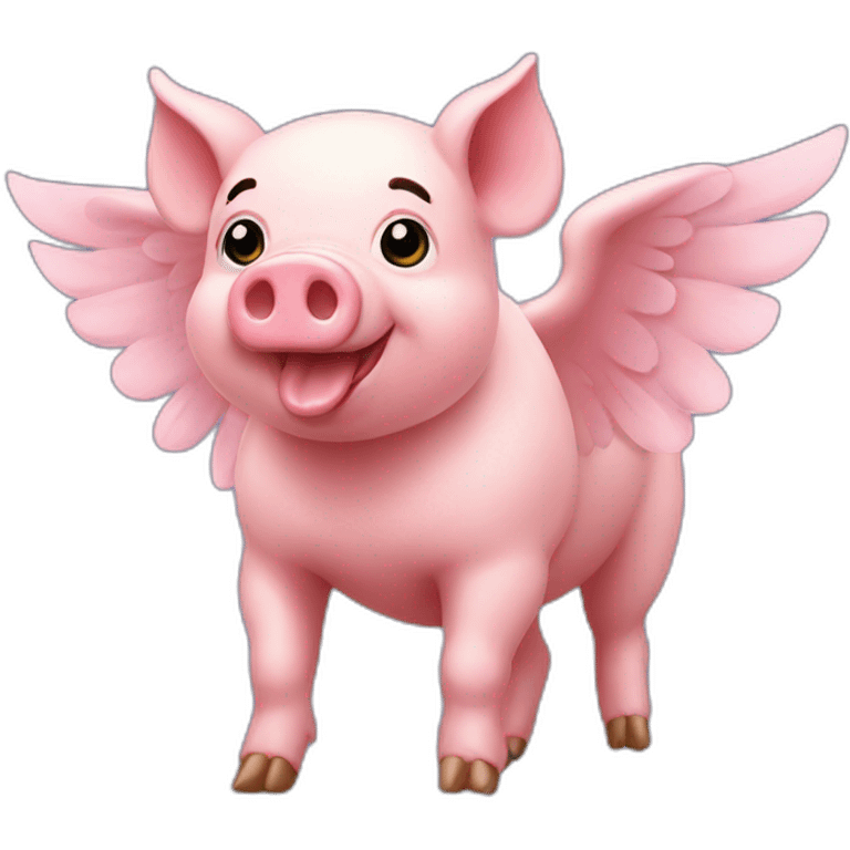 winged pig emoji