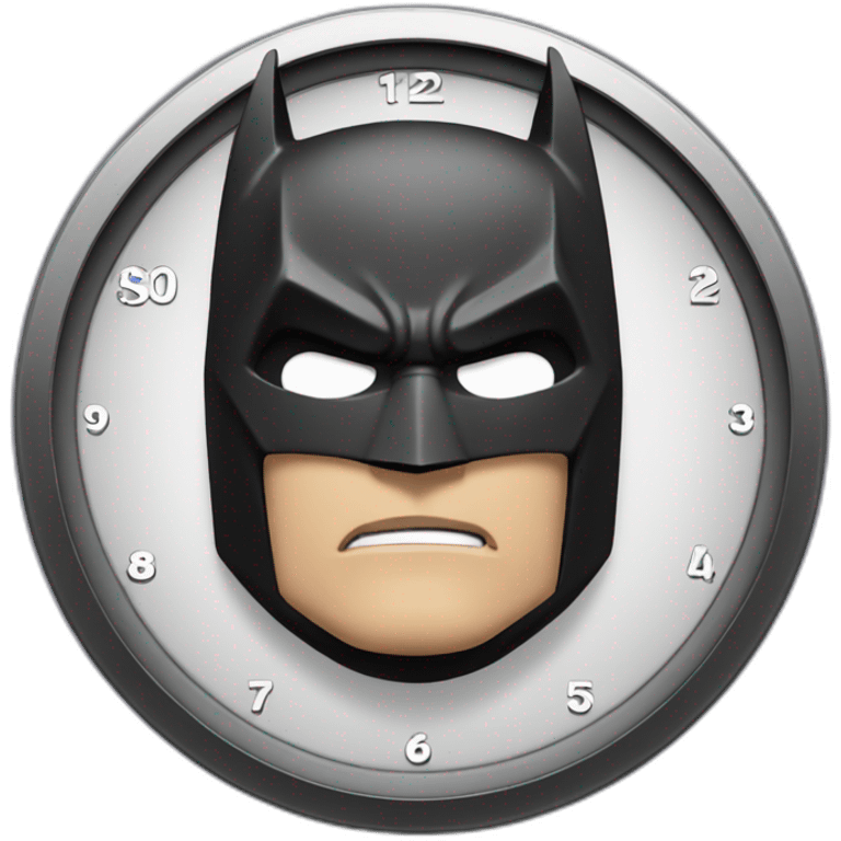 Batman alarm clock emoji