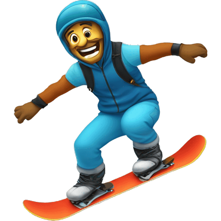 man genie snowboard emoji