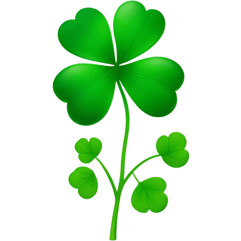 4 leaf clover emoji