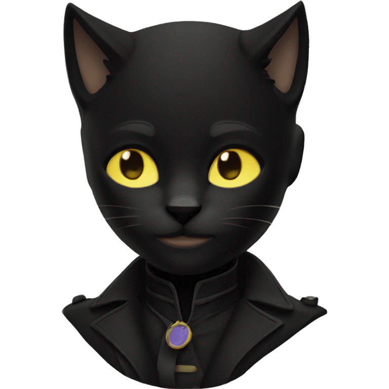 Chat noir emoji