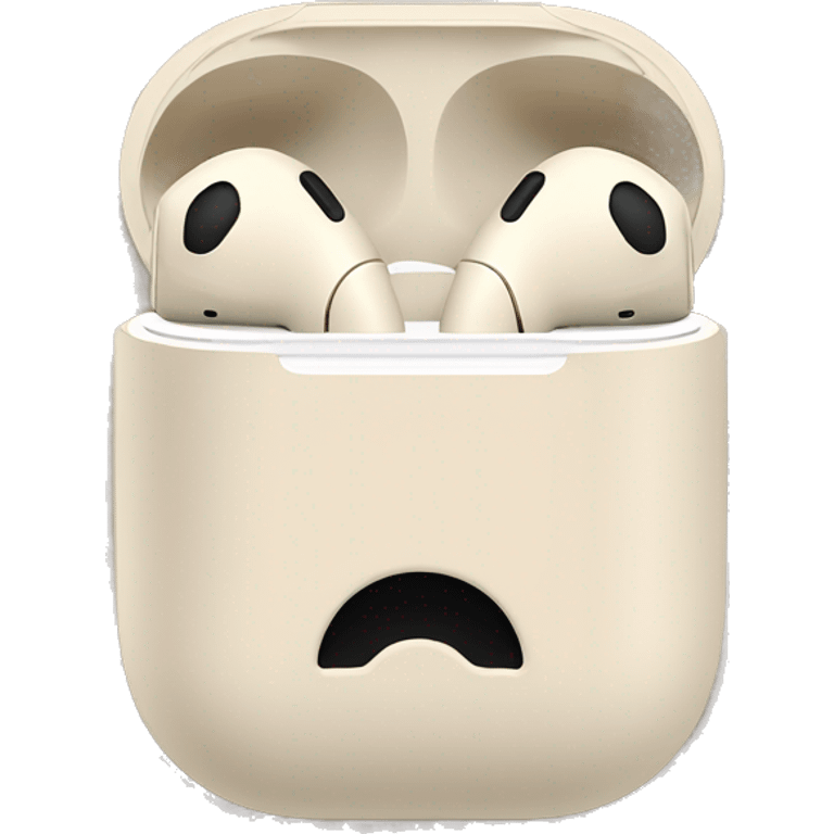 Apple AirPods Max, beige emoji