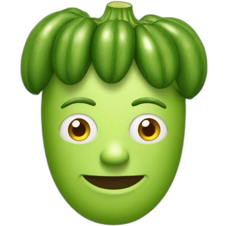 zucchini man emoji