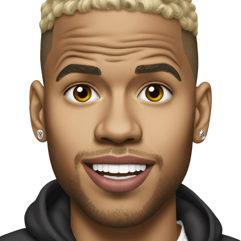 Hyper Realistic Chris Brown  emoji