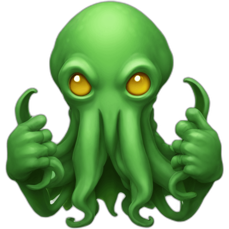 cthulhu with thumb up emoji