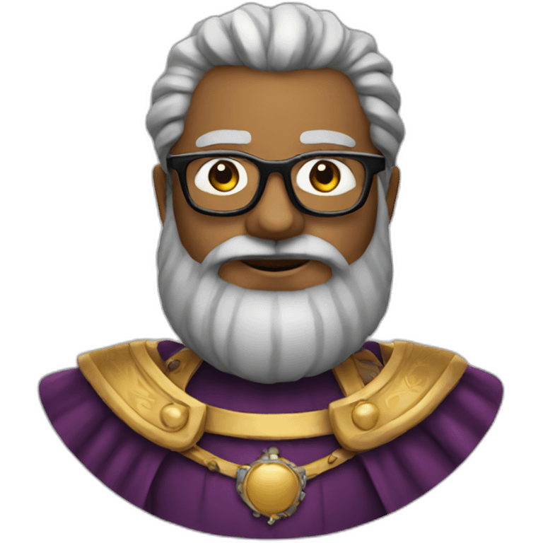 King with beard and glasses emoji