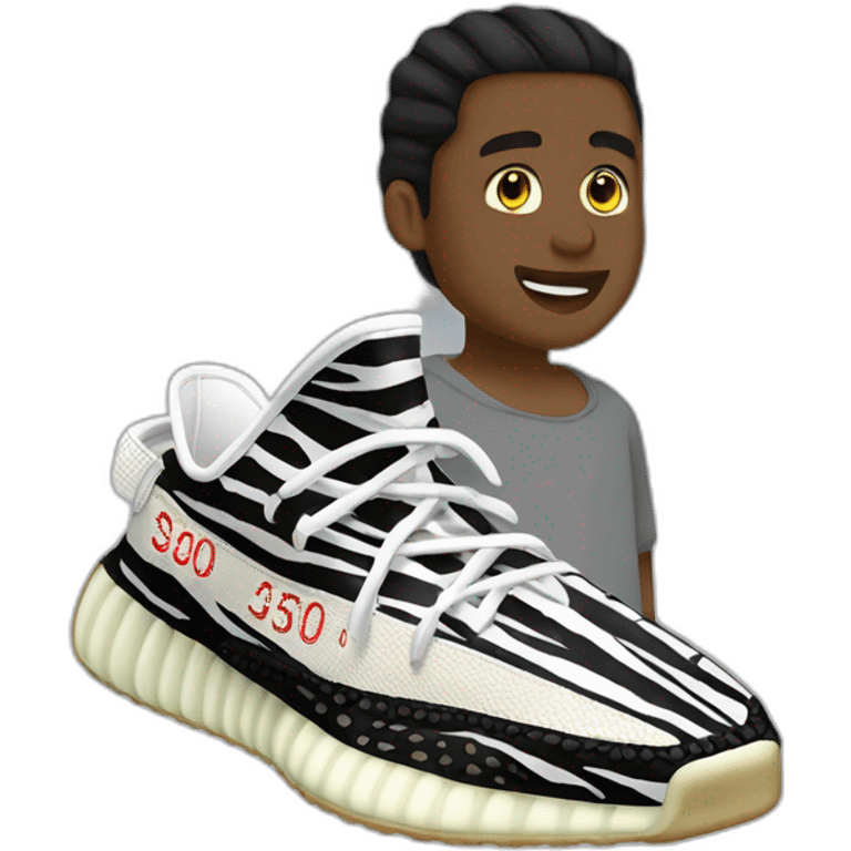 yeezy-350-zebra emoji