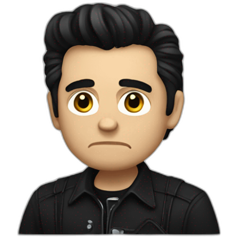 Johnny Cash playing video games emoji