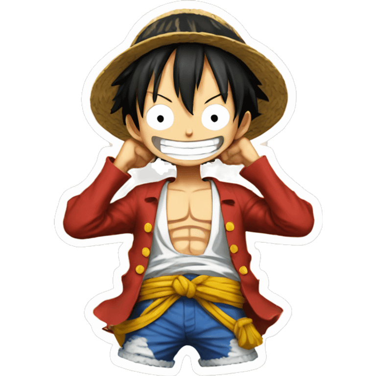 luffy, one piece emoji