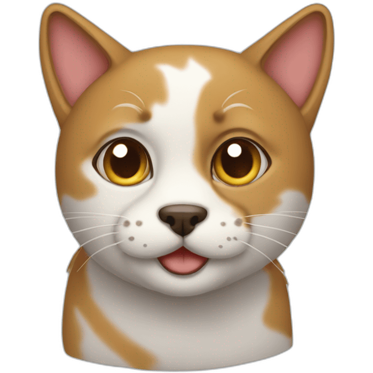 Perro gato emoji