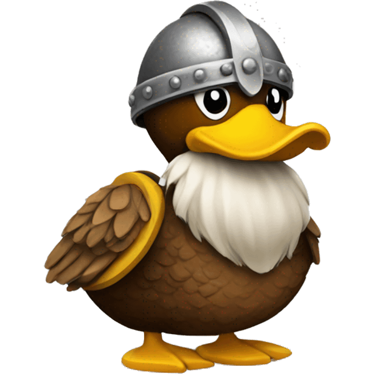 Viking duck emoji