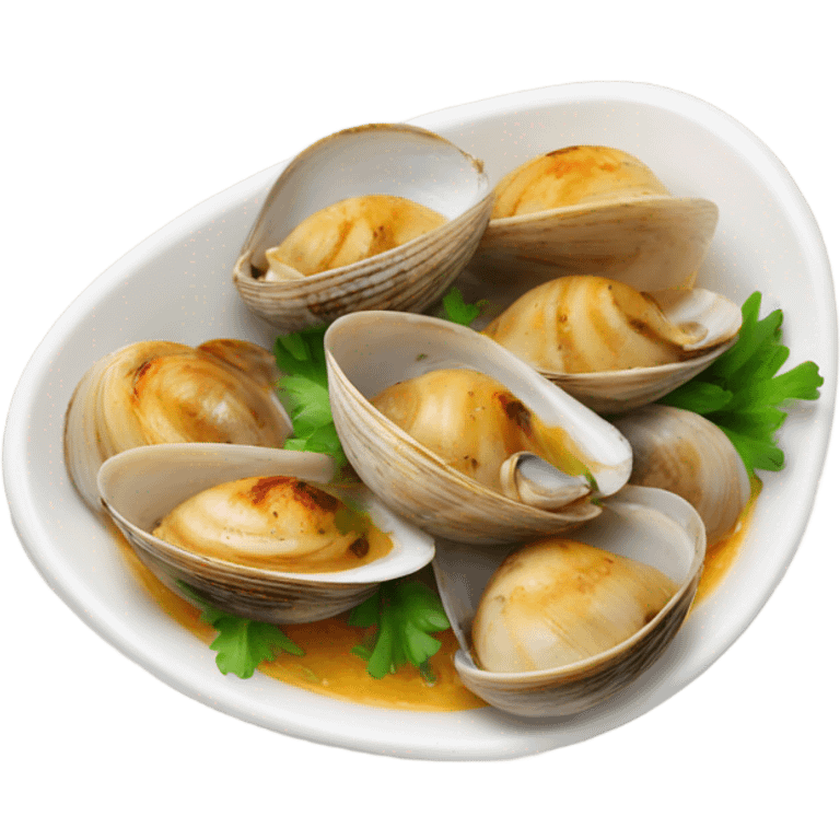 grilled clams dish emoji