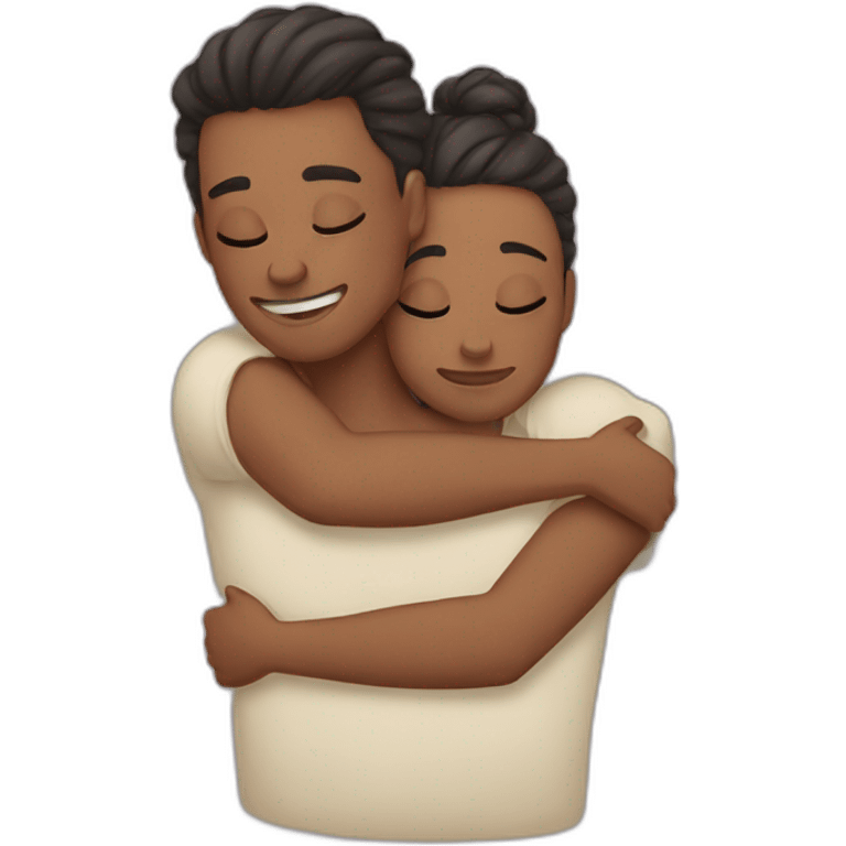 cuddling on top of each other emoji