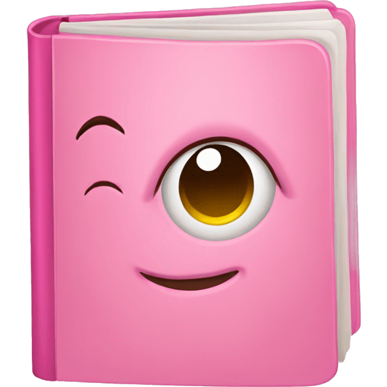 Pink notebook  emoji