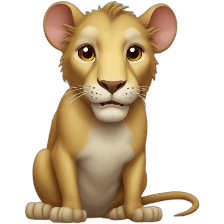 Lion rat emoji