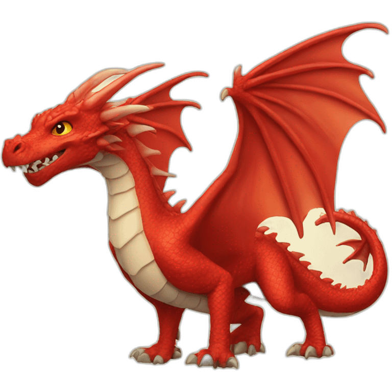 Red dragon emoji