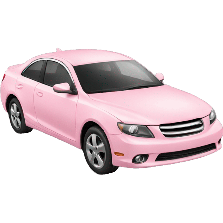 light pink car emoji