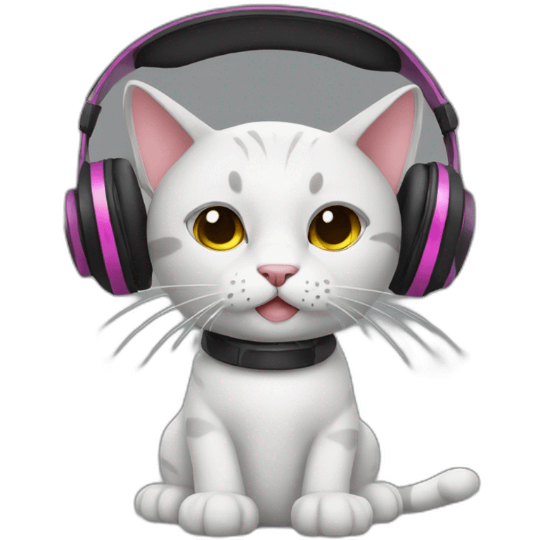 Dj cat emoji