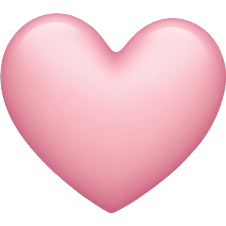 soft pink heart  emoji