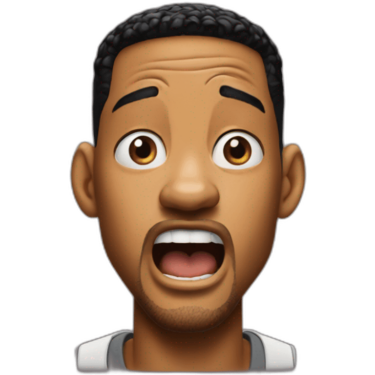 Shocked will smith emoji