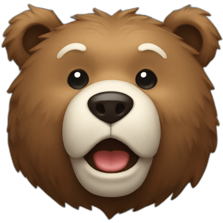 bear with verification icon emoji