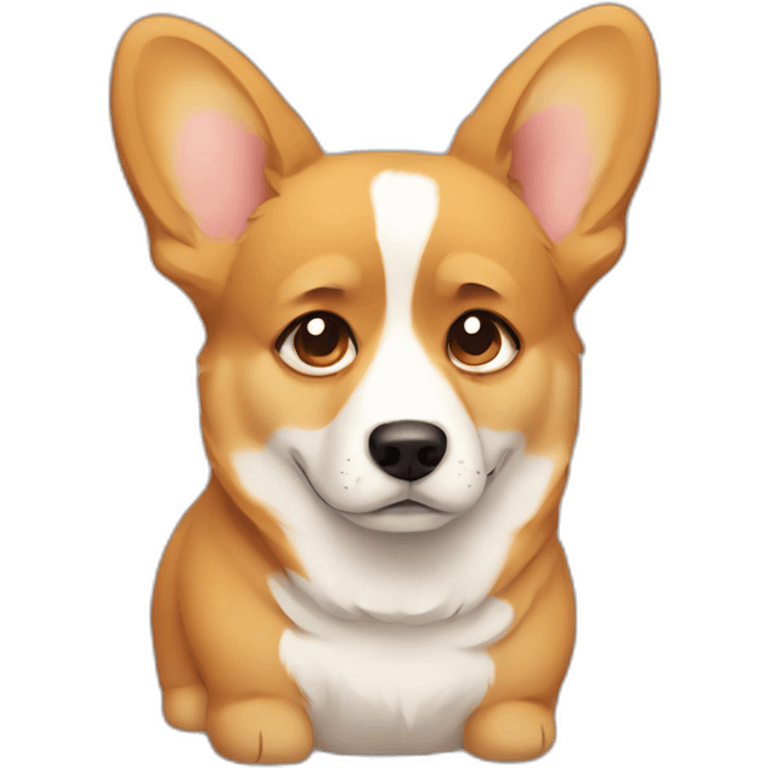 sad corgi emoji