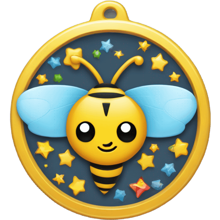 Elementary speeling bee medal for kids emoji