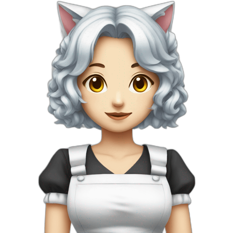 maid catgirl emoji