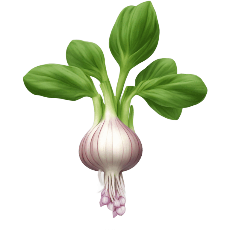 Shallot plant emoji