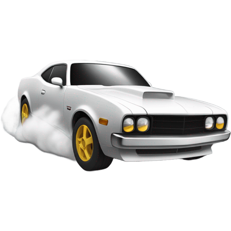 Car drifting emoji