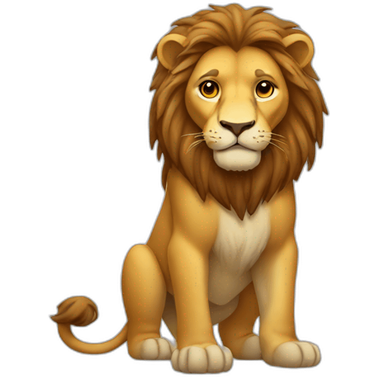 Lion Full Body emoji